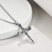 Celtic Cross Necklace for Men Sterling Silver Gifts for Men Women