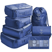 Seven-Piece Travel Storage Set Clothes Classification Storage Bag Luggage Storage Bag 7-Piece Set
