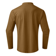 Men's Muscle Fit Shirt, Gay Men's Muscle Fit long sleeve shirt, Men's Tight Fit Long Sleeve Shirt, Gay Men's Tight Fit Long Sleeve Shirt,  Autumn And Winter High Neck Long Sleeve T-shirt For Men