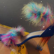 Gay Pride Summer Fashion Rainbow Women's Crystal Heels