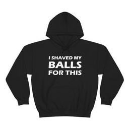 I Scraped My Ball Print European And American Plus Velvet For This Hoodie