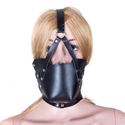 Black Half Pack Horse Harness Mesh Ball Leather
