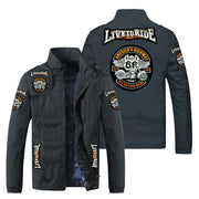 European And American Foreign Trade Plus Size Car Jacket Men