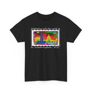 Pride 2025 Unisex Tee Washington D.C. Rainbow Stamp Shirt