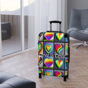 Gay Pride Suitcase, Pride Suitcase, Love is Love Suitcase, Lesbian Suitcase, Gay Pride Suitcase, Carryon Suitcase, Pride Luggage