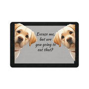 Labrador Retriever Pet Food Mat (12x18), Dog food mat, pet food mat for dogs