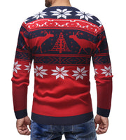 Men's Christmas fawn sweater, Men's Christmas Ugly Sweater, Men's Ugly Sweater, Men's Sweater