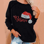 Women's Christmas Hoodie Fleece Plus Size Hoodie Women