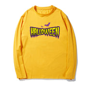 Long Sleeve Plus Size Fashion Letter Print Top