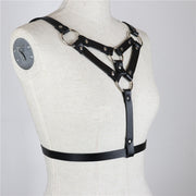 Leather sex harness