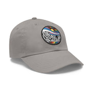 The Future is inclusive Baseball Cap, Gay Pride Future is Inclusive Baseball Cap, Leather Patch Baseball Cap