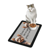 Yorkie Pet Food Mat (12x18)Dog water bowl mat, pet food mat for dogs, Yorkie dog bowl mat, mat for Yorkshire terriers food, Yorkie