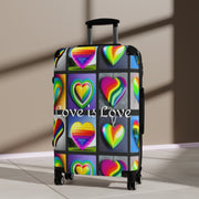 Gay Pride Suitcase, Pride Suitcase, Love is Love Suitcase, Lesbian Suitcase, Gay Pride Suitcase, Carryon Suitcase, Pride Luggage
