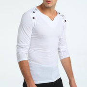 New Long Sleeve V-Neck T Shirt