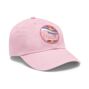 The Future is inclusive Baseball Cap, Gay Pride Future is Inclusive Baseball Cap, Leather Patch Baseball Cap
