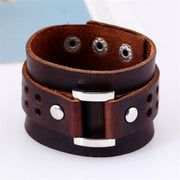 CJ Make old cowhide bracelet for men