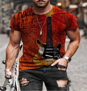 European And American Men's Printed T-shirt