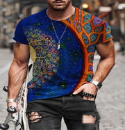European And American Men's Printed T-shirt