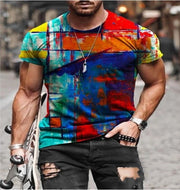 European And American Men's Printed T-shirt