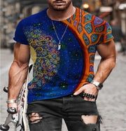 European And American Men's Printed T-shirt
