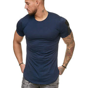 Stitching Plus Size Men's Casual Sports t-Shirt