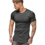 Stitching Plus Size Men's Casual Sports t-Shirt
