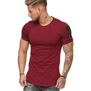 Stitching Plus Size Men's Casual Sports t-Shirt