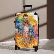 Gay Pride Suitcase - Pride Suitcase - Gay Pride - Gay man's suitcase - Man's suitcase - Rainbow Flag Suitcase - Rainbow Pride Suitcase