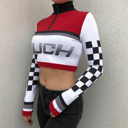 Long sleeve short sweater t-shirt