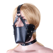Black Half Pack Horse Harness Mesh Ball Leather