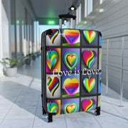 Gay Pride Suitcase, Pride Suitcase, Love is Love Suitcase, Lesbian Suitcase, Gay Pride Suitcase, Carryon Suitcase, Pride Luggage