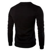 Men's casual fashion zipper plus size long sleeve