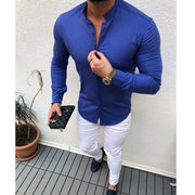 Gay Men's Muscle Fit Shirt, Muscle Fit Shirt, Gay Men's Tight Fit Shirt, Men's Tight Fit Shirt, Cotton linen men's shirt long sleeves summer