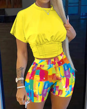 Gay Pride Mount Print Workout Fashion Print Suit Women