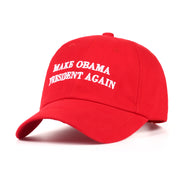 Make Obama President Again Dad Hat men women Cotton Baseball Cap Unstructured New - Red