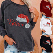 Women's Christmas Hoodie Fleece Plus Size Hoodie Women