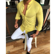 Gay Men's Muscle Fit Shirt, Muscle Fit Shirt, Gay Men's Tight Fit Shirt, Men's Tight Fit Shirt, Cotton linen men's shirt long sleeves summer