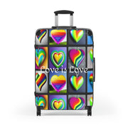 Gay Pride Suitcase, Pride Suitcase, Love is Love Suitcase, Lesbian Suitcase, Gay Pride Suitcase, Carryon Suitcase, Pride Luggage