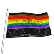 Salt Seattle Gay Pride Flag, Seattle Pride flag, Seattle gay flag, Seattle  Rainbow flag, Seattle Pride, Rainbow Flag, Pride Flag, Gay Pride Flag, Show your gay pride, Shop gay pride, Gay Pride Merch, Pridewear