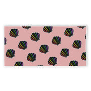Gay Pride Beach towel, Bay Pride Seashell Rectangular Beach Towel