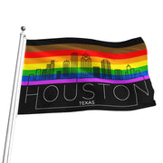 Houston gay Pride Flag, Houston pride flag, Houston gay flag, Houston Rainbow flag, Houston Pride, Rainbow Flag, Pride Flag, Gay Pride Flag, Show your gay pride, Shop gay pride, Gay Pride Merch, Pridewear