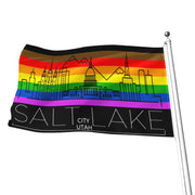 Salt Lake City Gay Pride Flag, Utah Pride, Gay Flag, Pride Flag,  Gay Flag, Gay Pride Flag, Pride Rainbow Flag