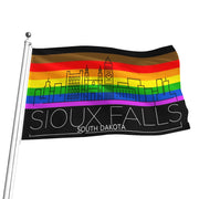 Sioux Falls Gay Pride Flag, Sioux Falls Pride flag, Sioux Falls gay flag, Sioux Falls  Rainbow flag, Sioux Falls Pride, Rainbow Flag, Pride Flag, Gay Pride Flag, Show your gay pride, Shop gay pride, Gay Pride Merch, Pridewear