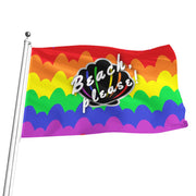 Gay Flag, Gay Pride Rainbow Flag, Bitch, Please Rainbow Flag, Beach Flag, Gay Pride Rainbow Flag