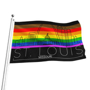 St. Louis Gay Pride Flag, St. Louis Pride flag, St. Louis gay flag, St. Louis  Rainbow flag, St. Louis Pride, Rainbow Flag, Pride Flag, Gay Pride Flag, Show your gay pride, Shop gay pride, Gay Pride Merch, Pridewear