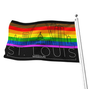 St. Louis Gay Pride Flag, Gay Flag, Gay Pride Flag, Gay Pride St. Louis Flag, Gay Pride Rainbow Flag