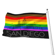San Diego Pride Flag, San Diego Gay Pride Flag, San Diego Rainbow Pride Flag, San Diego Pride, Pride