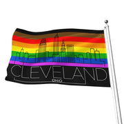 Cleveland Pride, Cleveland Pride Flag, Cleveland Gay Pride Flag, Cleveland Rainbow Flag, Cleveland Pride, Gay Pride