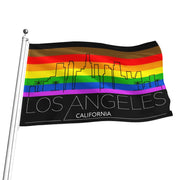 Los Angeles gay Pride Flag, Los Angeles pride flag, Los Angeles gay flag, Los Angeles Rainbow flag, Los Angeles Pride, Rainbow Flag, Pride Flag, Gay Pride Flag, Show your gay pride, Shop gay pride, Gay Pride Merch, Pridewear