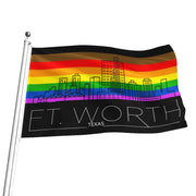 Fort Worth gay Pride Flag, Fort Worth pride flag, Fort Worth gay flag, Fort Worth Rainbow flag, Fort Worth Pride, Rainbow Flag, Pride Flag, Gay Pride Flag, Show your gay pride, Shop gay pride, Gay Pride Merch, Pridewear